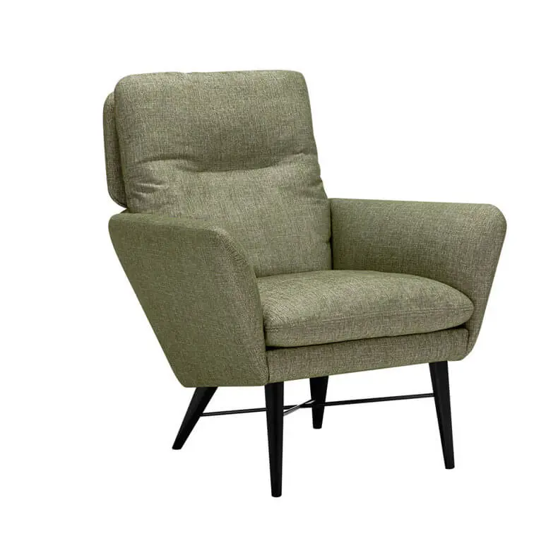 Agnes Armchair with Wood Legs